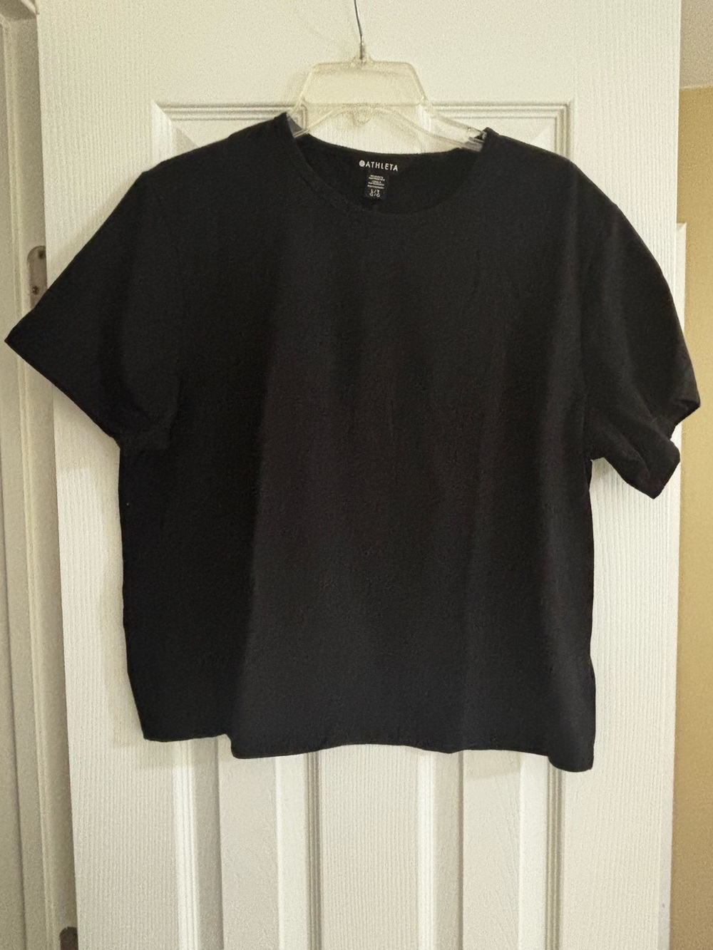 Athleta Black essential Tee, size LT